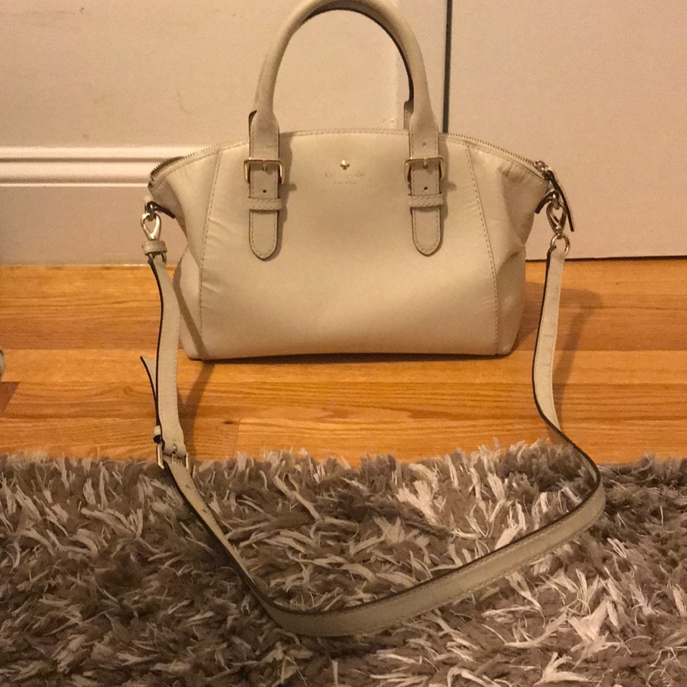Kate Spade off white leather handbag
